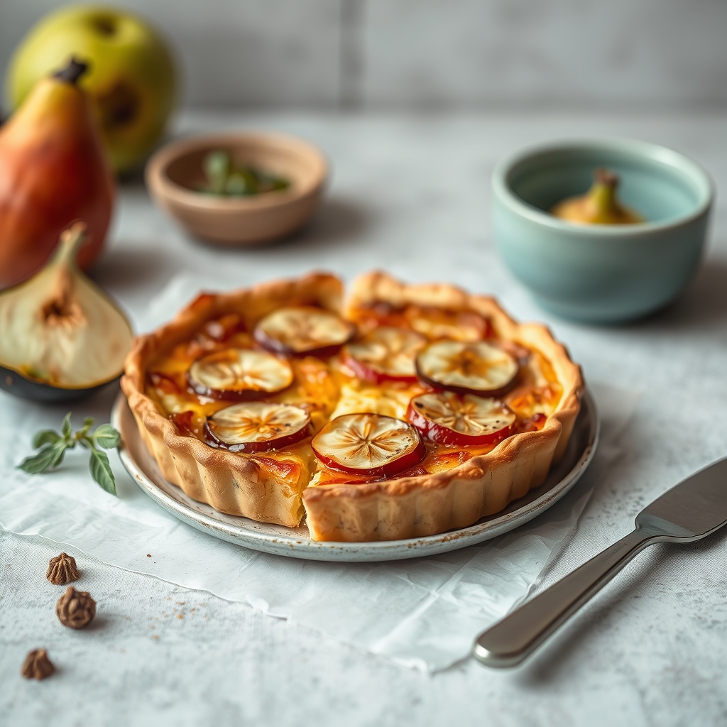découvrez notre savoureuse tarte flambée aux figues et à la courge : une recette automnale qui allie douceur des figues,
