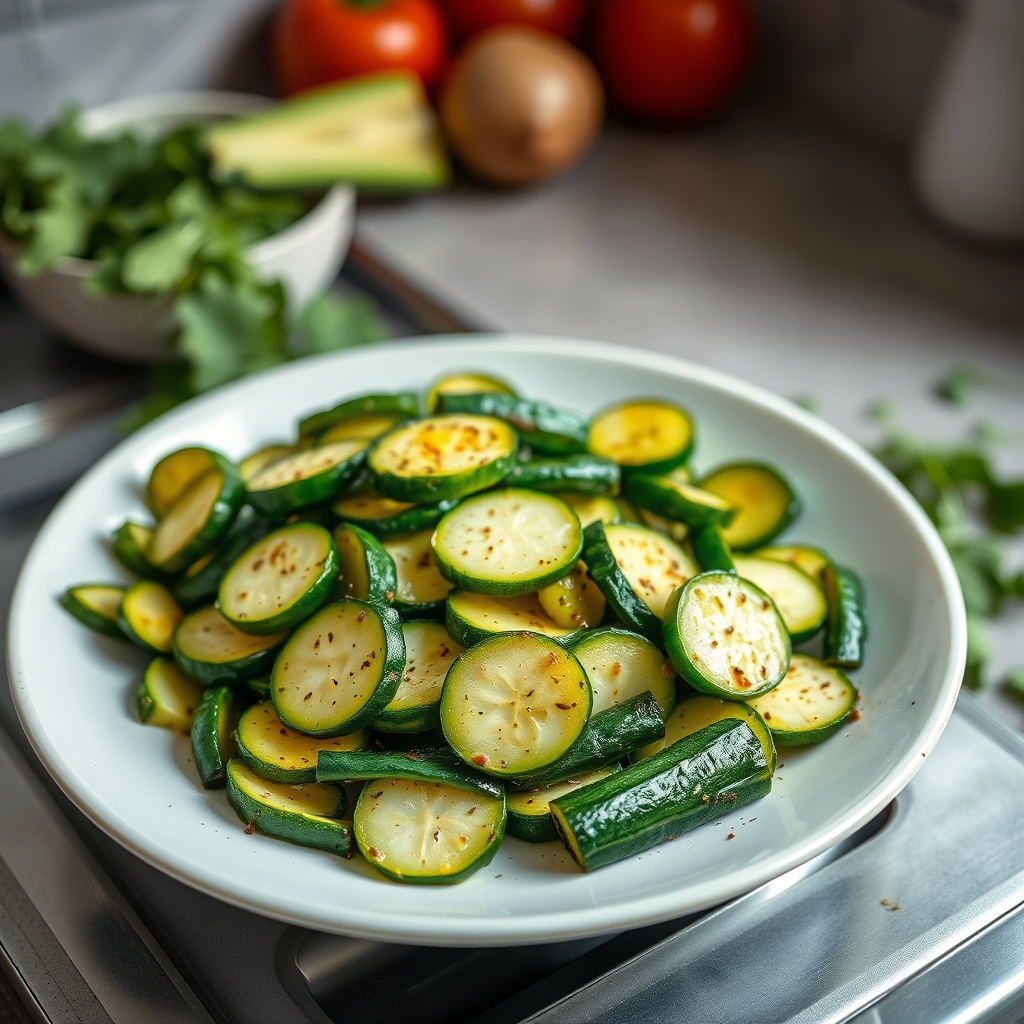 préparer courgettes sautées à poêle manière s — donner goût aux courgettes à p