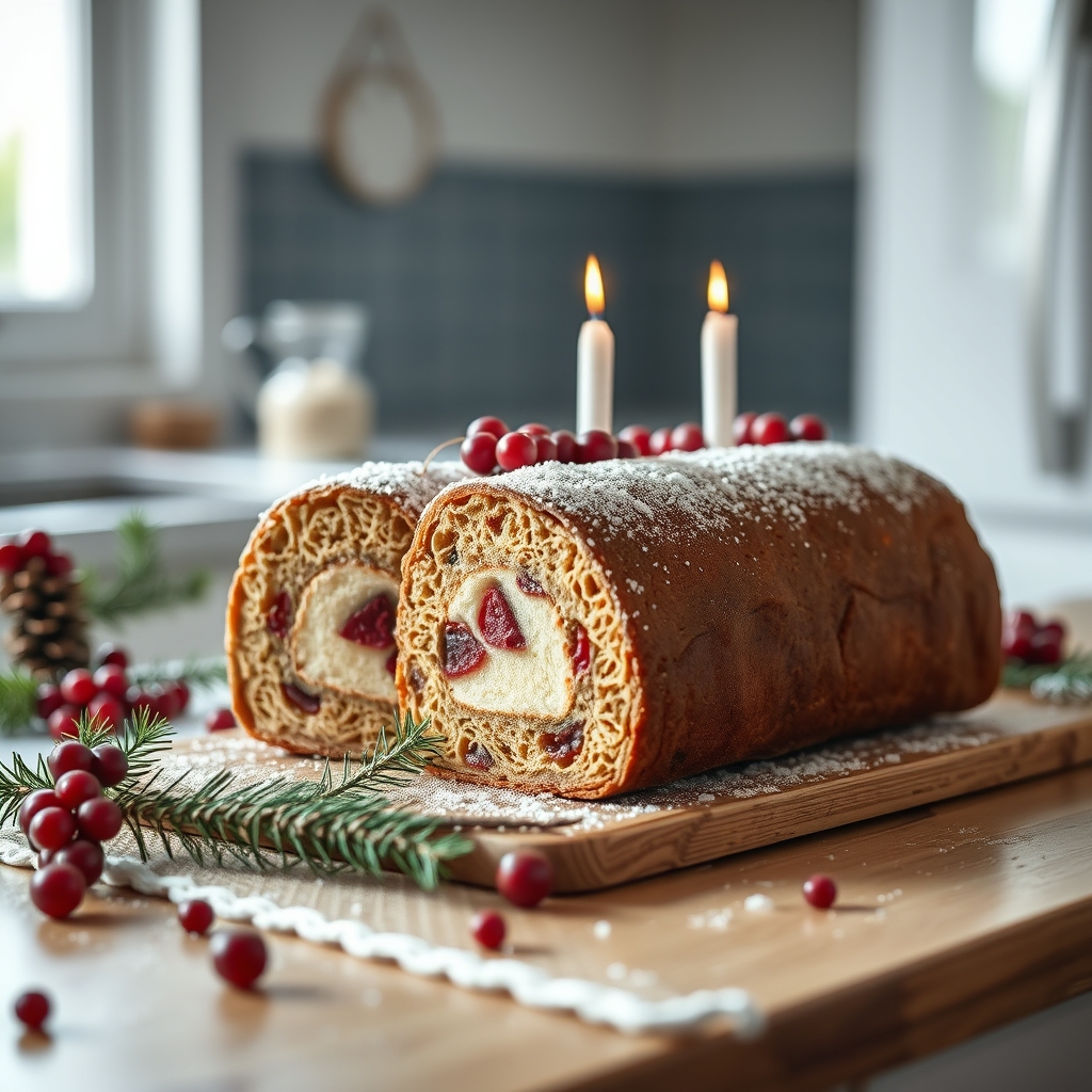 bûche Noël facile légère à réaliser — Prix buche noel