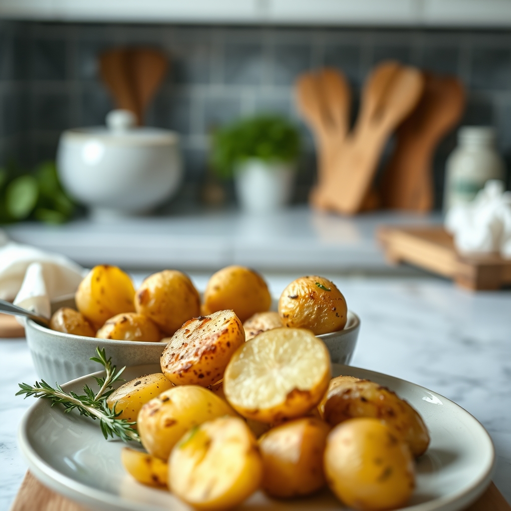 potatoes maison croustillantes à l'extérieur — différentes méthodes préparati