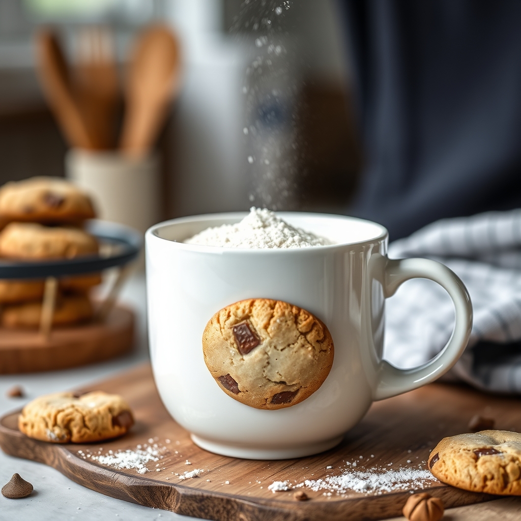 Gourmandise réconfortante préparez cookies dans — Quelle farine pour cookies