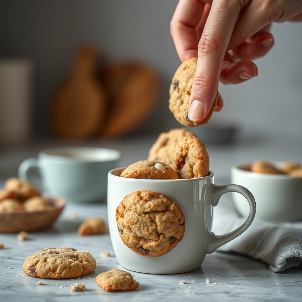Gourmandise réconfortante préparez cookies dans — Cassonade définition