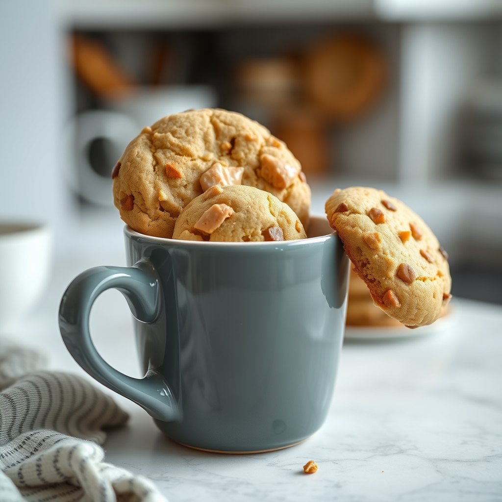 Gourmandise réconfortante préparez cookies dans — Prix cookie